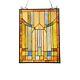 Stained Glass Tiffany Style Mission Design Hanging Window Panel Suncatcher 18