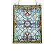 Stained Glass Tiffany Style Victorian Design Hanging Window Panel Suncatcher