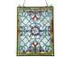 Stained Glass Tiffany Style Victorian Design Hanging Window Panel Suncatcher