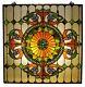 Stained Glass Tiffany Style Window Panel Arts & Crafts Mission ONE THIS PRICE