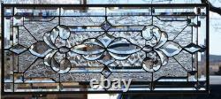 Stained Glass Transom window HANGING PANEL 32 X 15 incl hooks