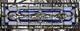 Stained Glass Transom window HANGING PANEL 34 1/4 X 12 3/4 incl hooks