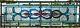 Stained Glass Transom window HANGING PANEL 35 X 12 incl hooks