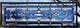 Stained Glass Transom window HANGING PANEL 40 1/2 X 13 1/2 incl hooks