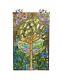 Stained Glass Tree of Life Window Panel Art Glass Suncatcher 20x32 Tiffany Style