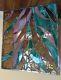 Stained Glass Window Abstract Transom Suncatcher Panel OOAK