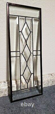 Stained Glass Window Hanging Clear 19.5x7.5HMD -USA