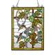Stained Glass Window Hangings, Gorgerous Square Tiffany Glass Window Panel Sun