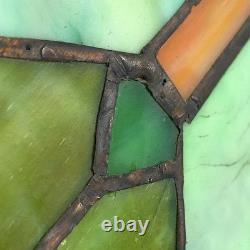 Stained Glass Window Pane In Hand Made Leaded Glass Art Deco Pattern