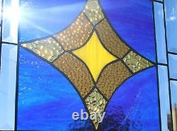 Stained Glass Window Panel -15 1/2 x 15 1/2 HMD -Usa