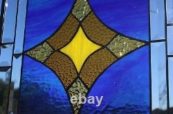 Stained Glass Window Panel -15 1/2 x 15 1/2 HMD -Usa