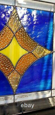 Stained Glass Window Panel -15 1/2 x 15 1/2 HMD -Usa