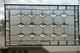 Stained Glass Window Panel, Beveled Diamonds, Handcraftde Craftsman Style
