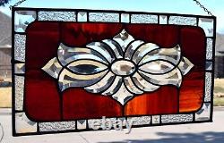 Stained Glass Window Panel Brilliant Bevel Cluster