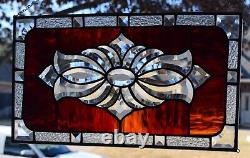 Stained Glass Window Panel Brilliant Bevel Cluster