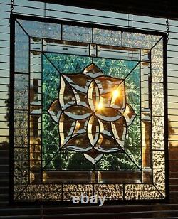 Stained Glass Window Panel-HMD-US 20 5/8X20 5/8