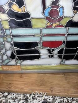 Stained Glass Window Panel Horse WINTER Central Park 1901 Maurice Pendergast