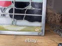 Stained Glass Window Panel Horse WINTER Central Park 1901 Maurice Pendergast