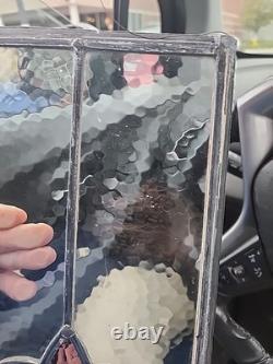 Stained Glass Window Panel Old Leaded 8 X 13