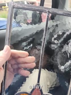 Stained Glass Window Panel Old Leaded 8 X 13