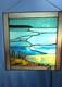Stained Glass Window Panel Sea Shell Suncatcher Ocean Coastal Seashore Beach 12