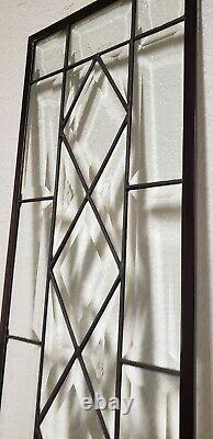 Stained Glass Window Panel-Sidelight/Transom? 34 5/8 x 7 5/8 2 Avail. USA