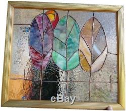 Stained Glass Window Panel Suncatcher / Will Open