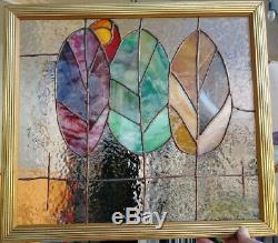 Stained Glass Window Panel Suncatcher / Will Open