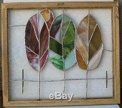 Stained Glass Window Panel Suncatcher / Will Open