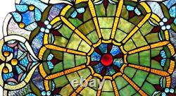 Stained Glass Window Panel Tiffany Style Suncatcher Art Glass ONE THIS PRICE