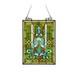 Stained Glass Window Panel Tiffany Style Victorian Design 18 x 25 ONE THIS PRICE