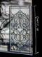 Stained Glass Window Panel Victorian Handcrafted Beveled Pieces 21 by 12 in