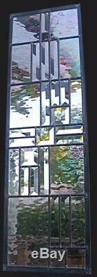 Stained Glass Window Panel clear transom sidelight bevel