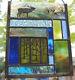 Stained Glass Window Panel elk green blue forest