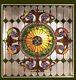 Stained Glass Window Panels Tiffany Style THREE Matching Great Colors