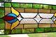 Stained Glass Window Transom, 24 x 12 Inches