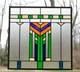 Stained Glass Window panel Frank Lloyd Wright Inspd Panel Prairie Wheat 20