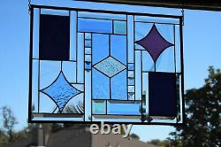 Stained Glass window Panel- 21 3/8 x15 3/8 HMD-US