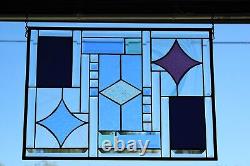 Stained Glass window Panel- 21 3/8 x15 3/8 HMD-US