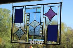 Stained Glass window Panel- 21 3/8 x15 3/8 HMD-US