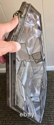 Stained Hanging Window Panel Glass Rare 3D Vintage Art Deco