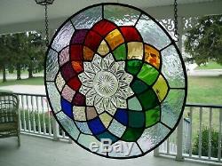 Stained glass panel-12 colors