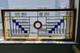 Stained glass panel Featured A Geometric Design 12/25 Inches