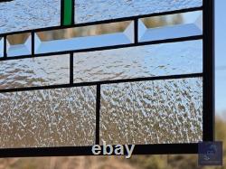 Stained glass panel beveled hearts, gift that says I love you. Valentine's