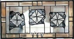 Stained glass window panel