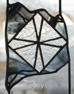Stained glass window panel