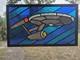 Star Trek Stained Glass Panel 11x7