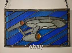 Star Trek Stained Glass Panel 11x7