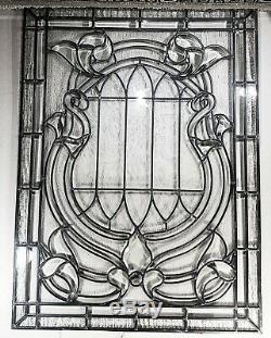 Stunning Large Stained Glass Window Panel 48 x 35