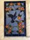 Stunning Signed Handcrafted Stained Glass Panel- Hummingbird & Blossoms, 1995